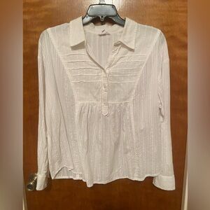 100% White Cotton Blouse
